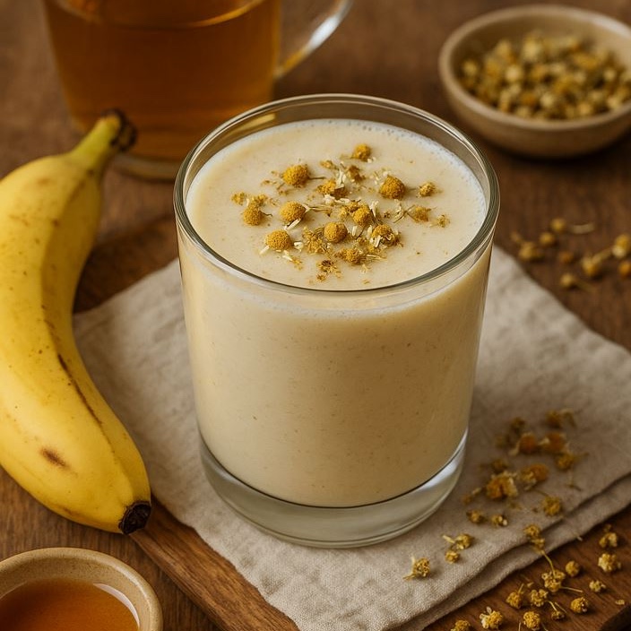 Bananen-Kamillentee-Smoothie