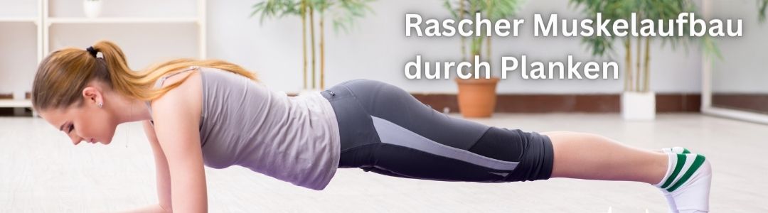 Wenn man plankt, ist das ein gutes Rezept für sowohl Fitness wie Muskelaufbau