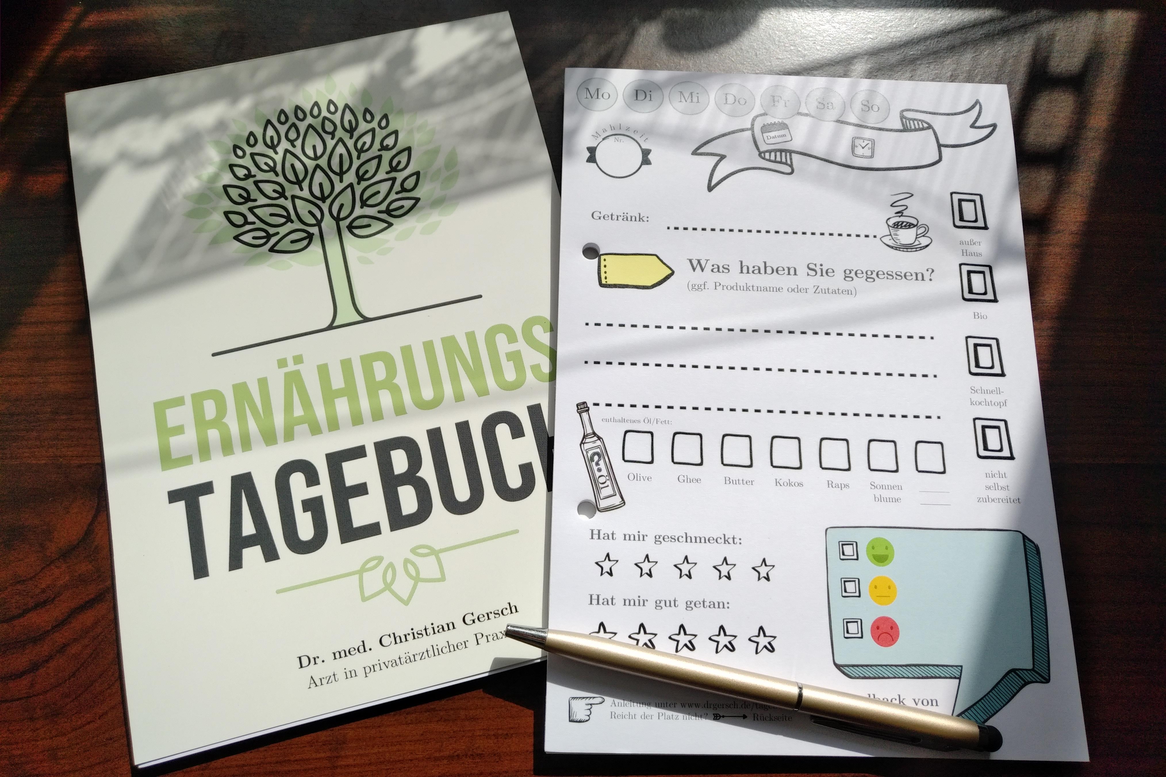 Anleitung zum Ausfüllen des Ernährungstagebuchs