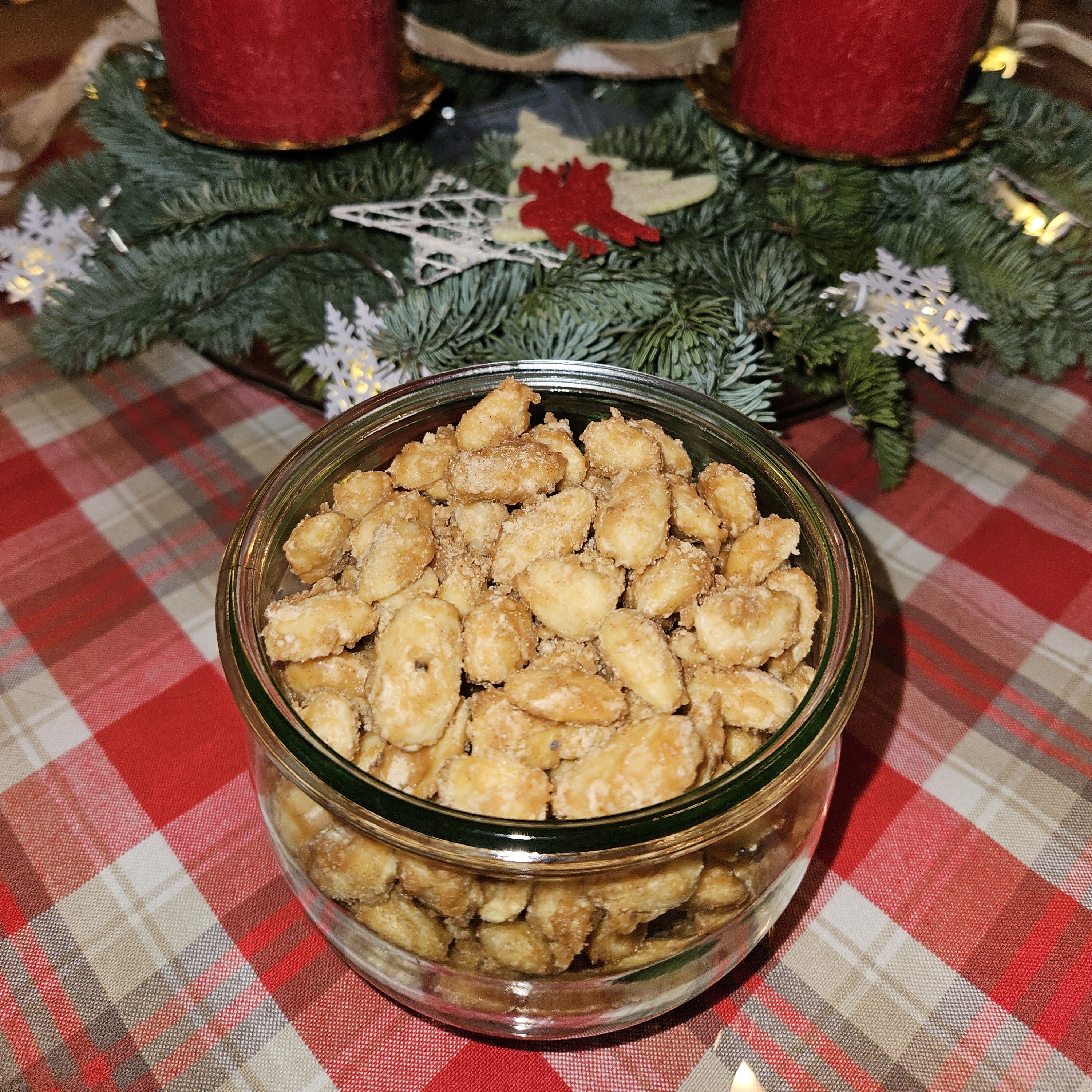Gebrannte Blanchierte Mandeln wie vom Weihnachtsmarkt