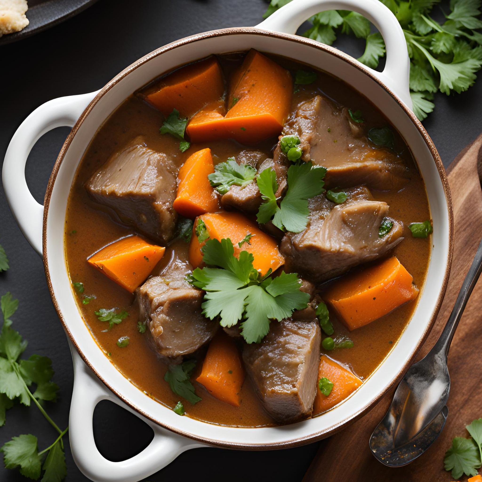 Gewürztes Lamm- und Gemüse-Medley