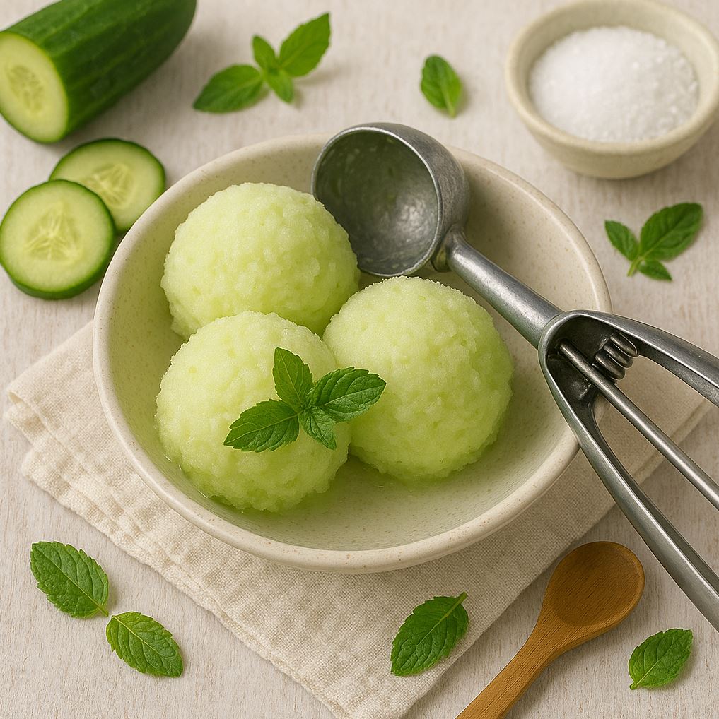 Gurke-Minz Sorbet