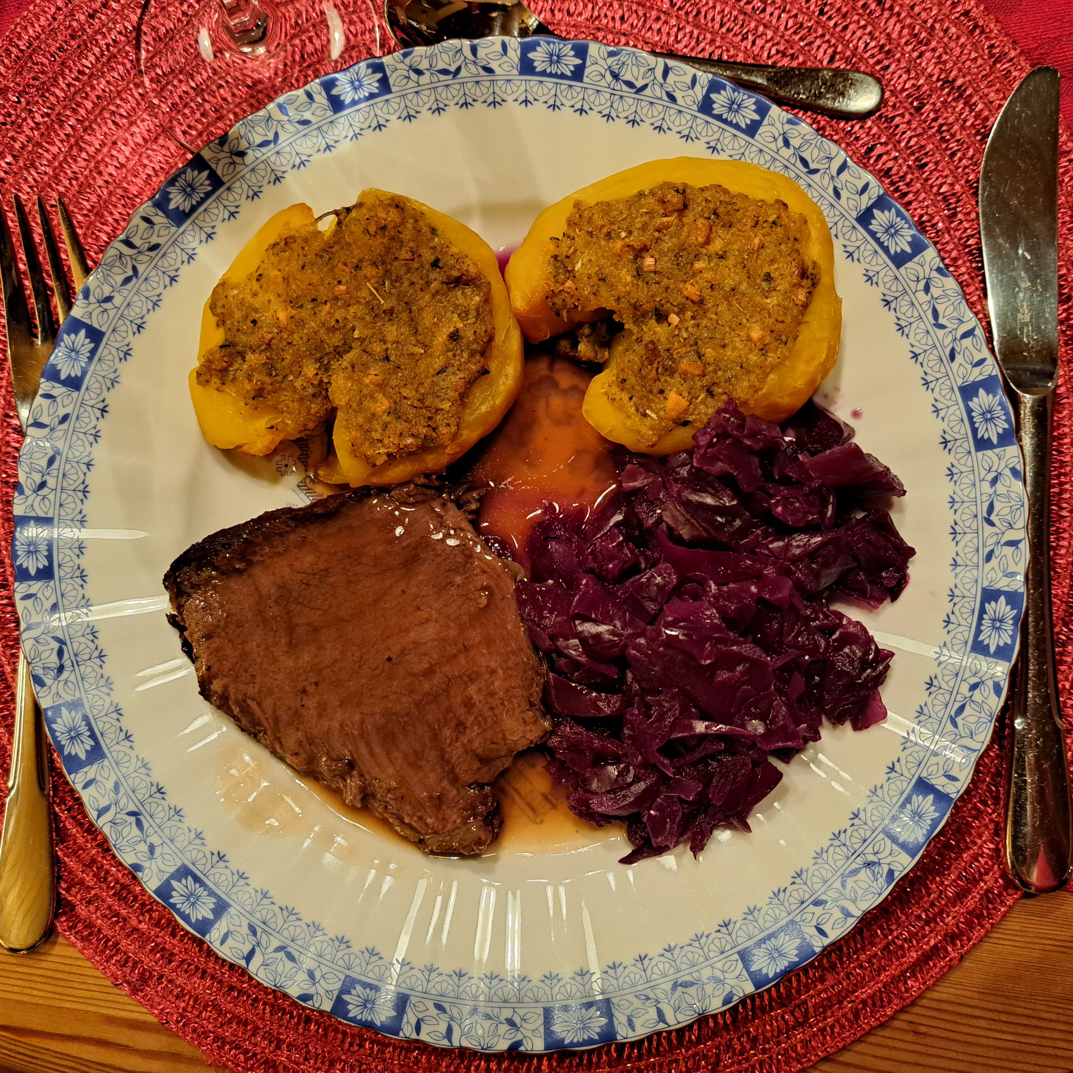 Hirschkeulen-Wildbraten in Buttermilchbeize