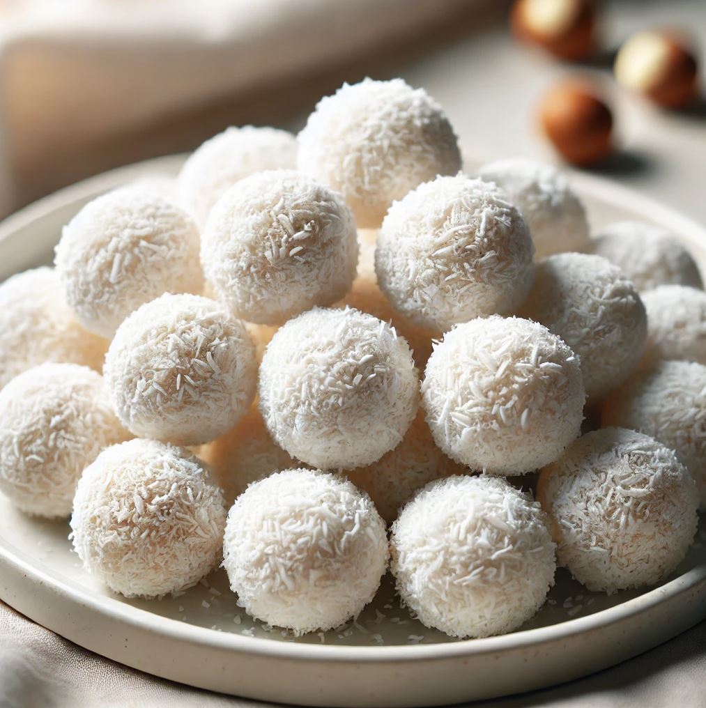 Kokosnuss-Kugel-Konfekt
