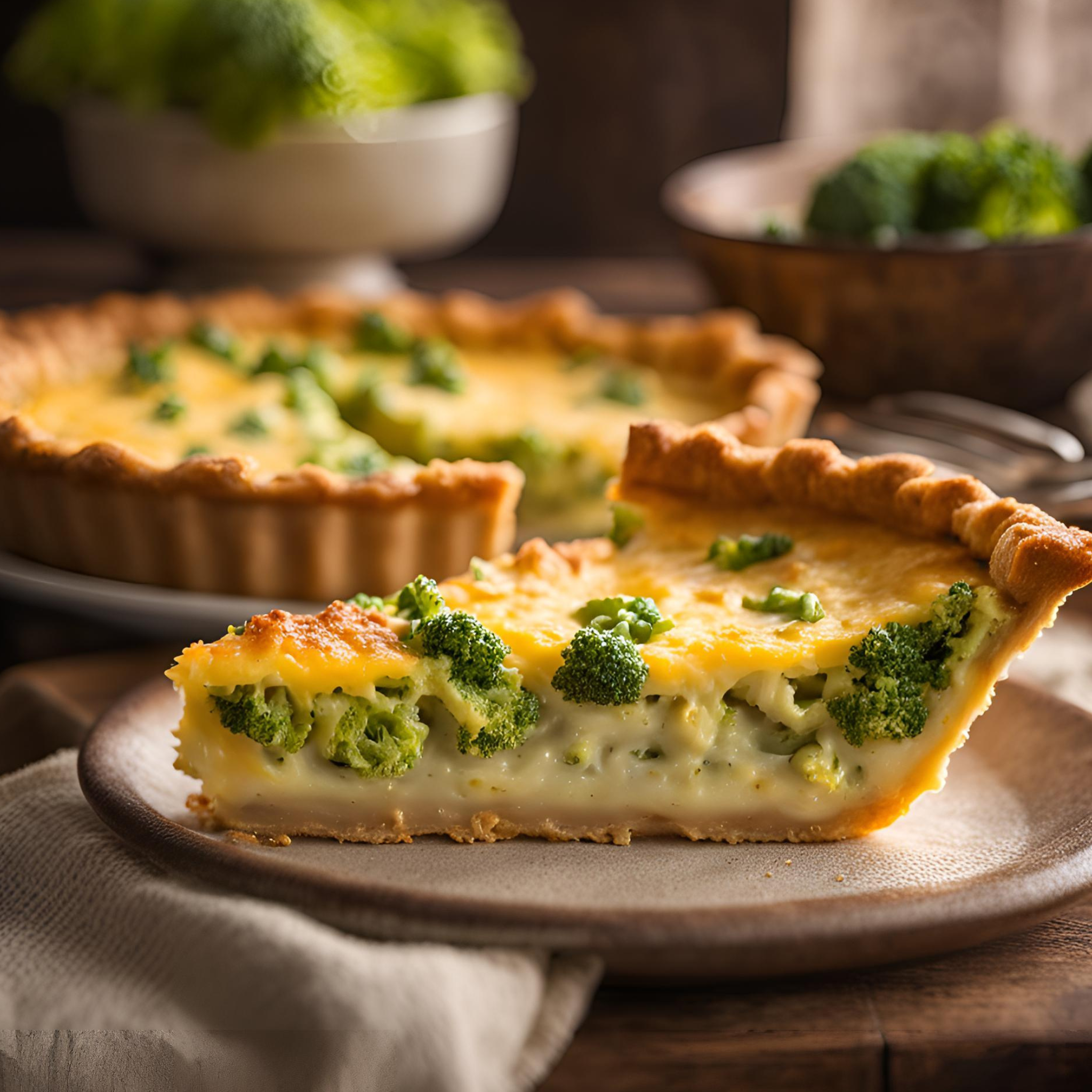 Macadamia Brokkoli Quiche