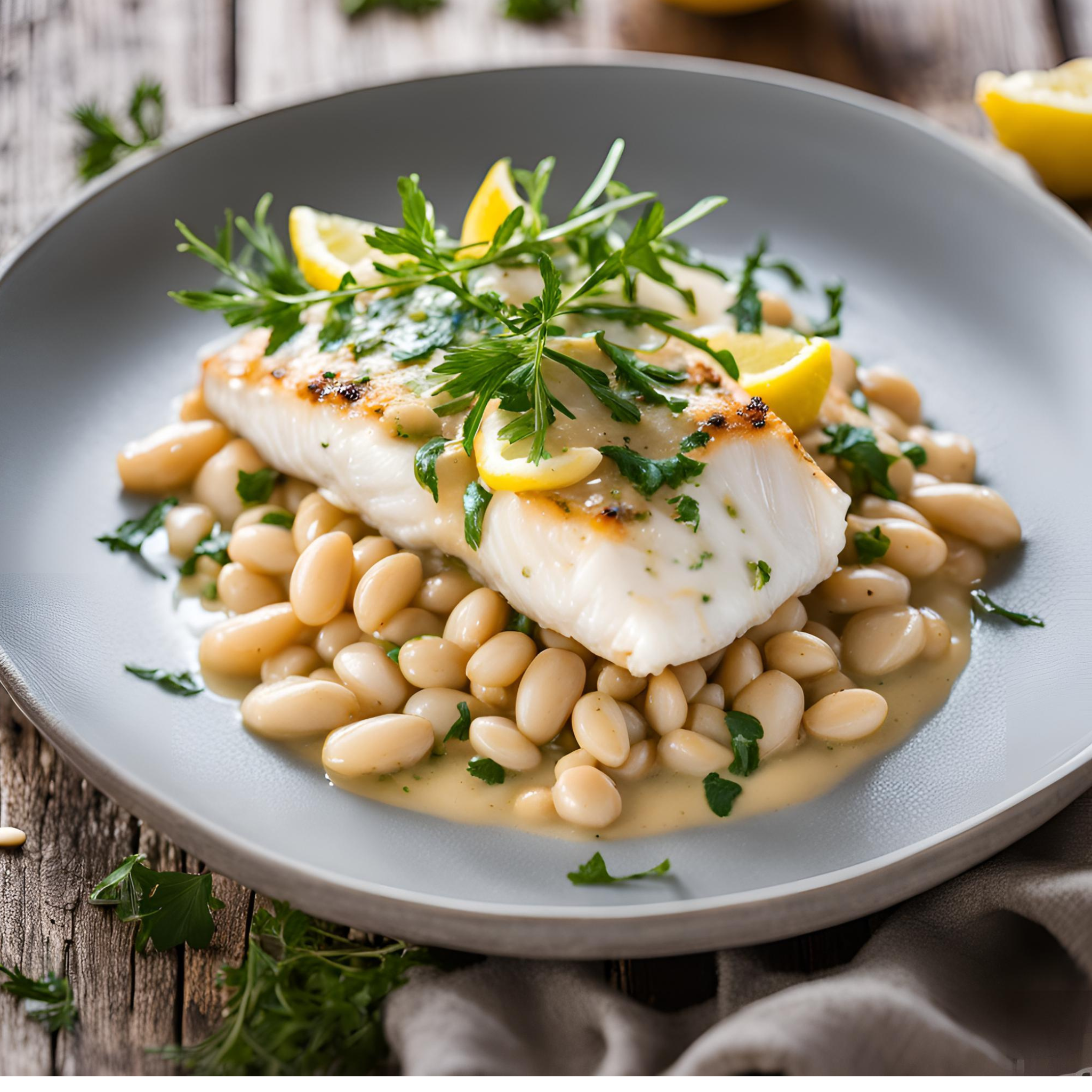 Mediterraner Zitronen-Kabeljau-Genuss