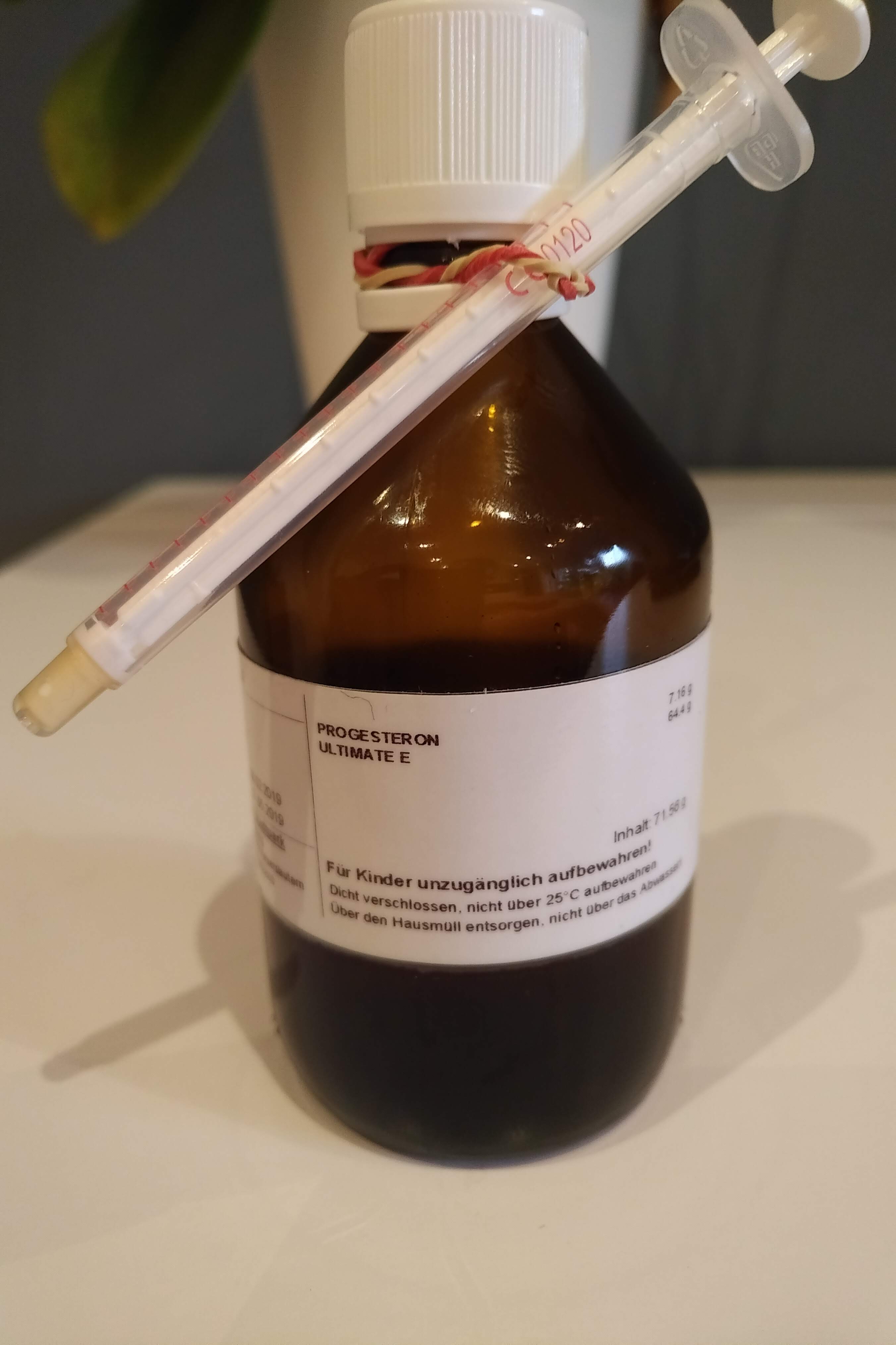 Zubereitung Progesterontropfen