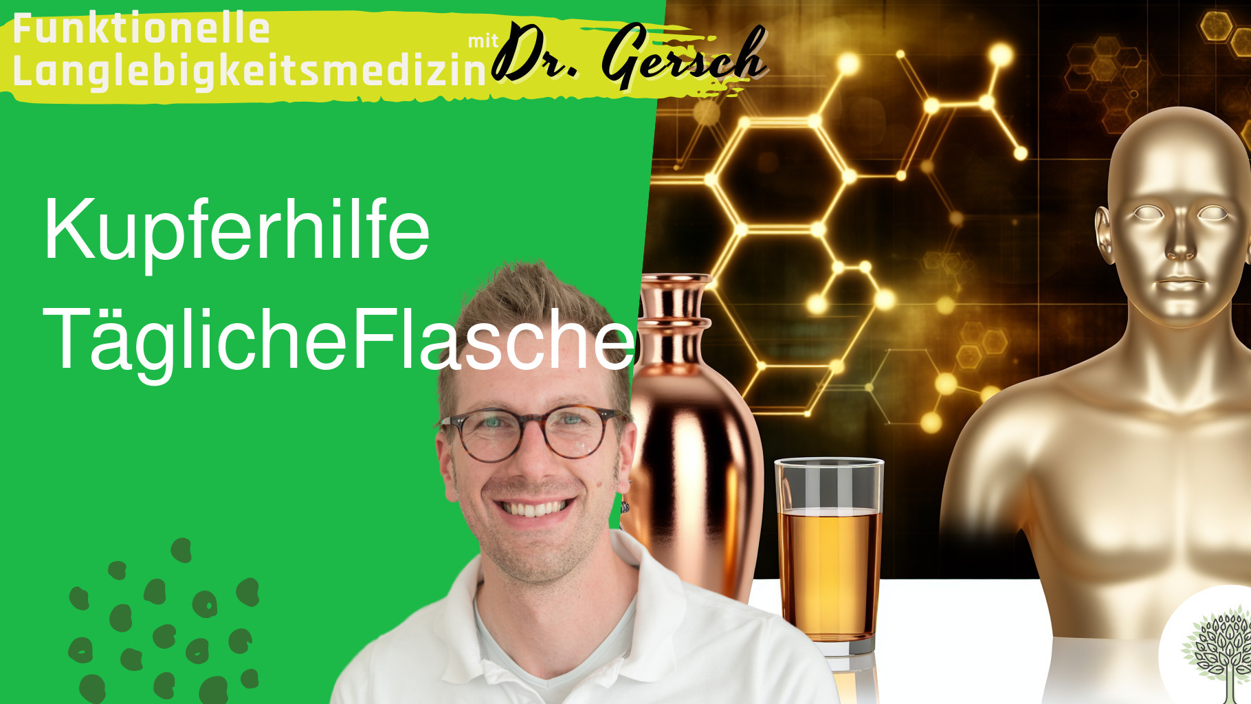 Kupfermangel durch das Trinken aus der Kupferflasche ausgleichen