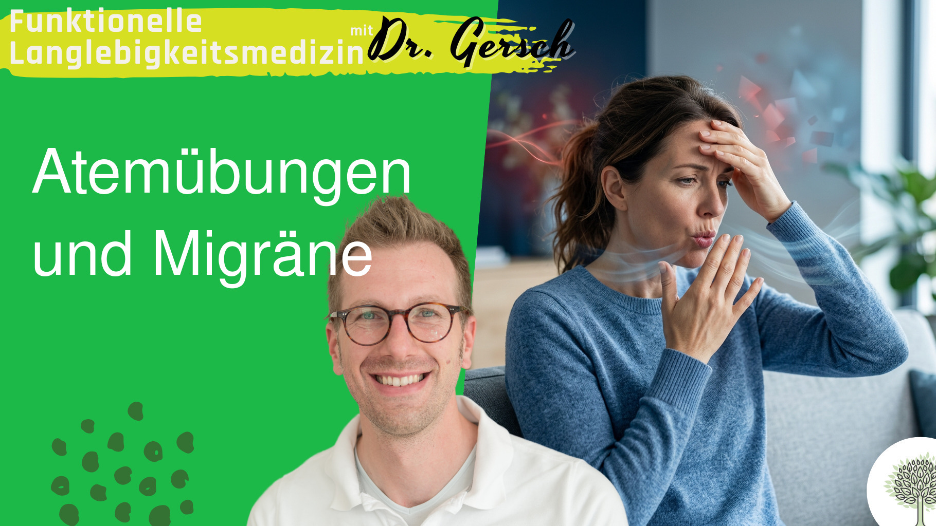 Migr&auml;neattacke durch intensive Atem&uuml;bungen