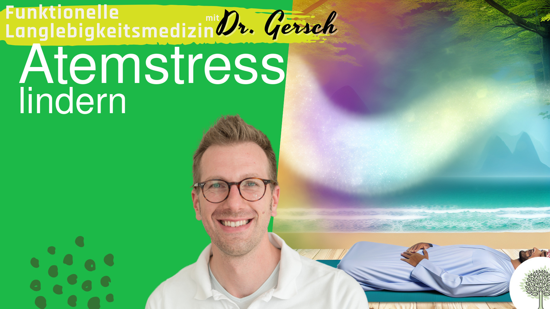 Bewusstes Atmen führt zu stockender Atmung. 