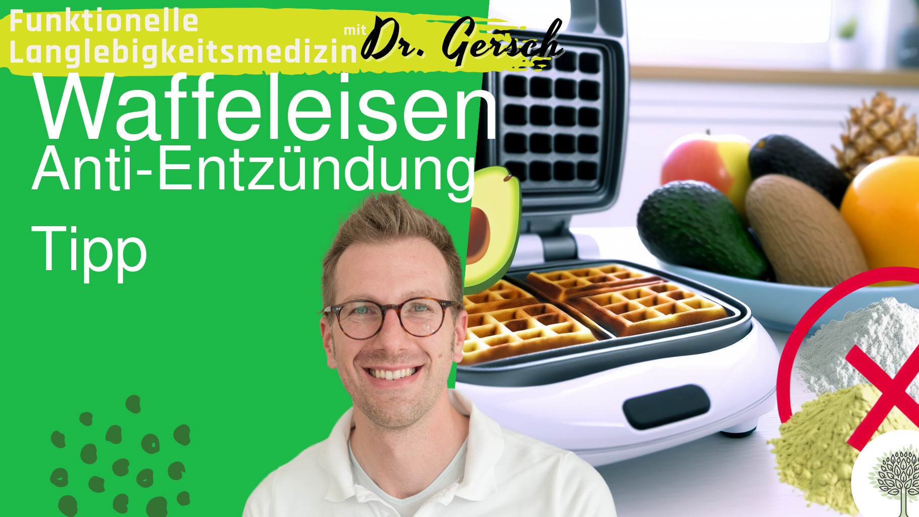 Waffeleisen f&uuml;r antientz&uuml;ndliche Ern&auml;hrung