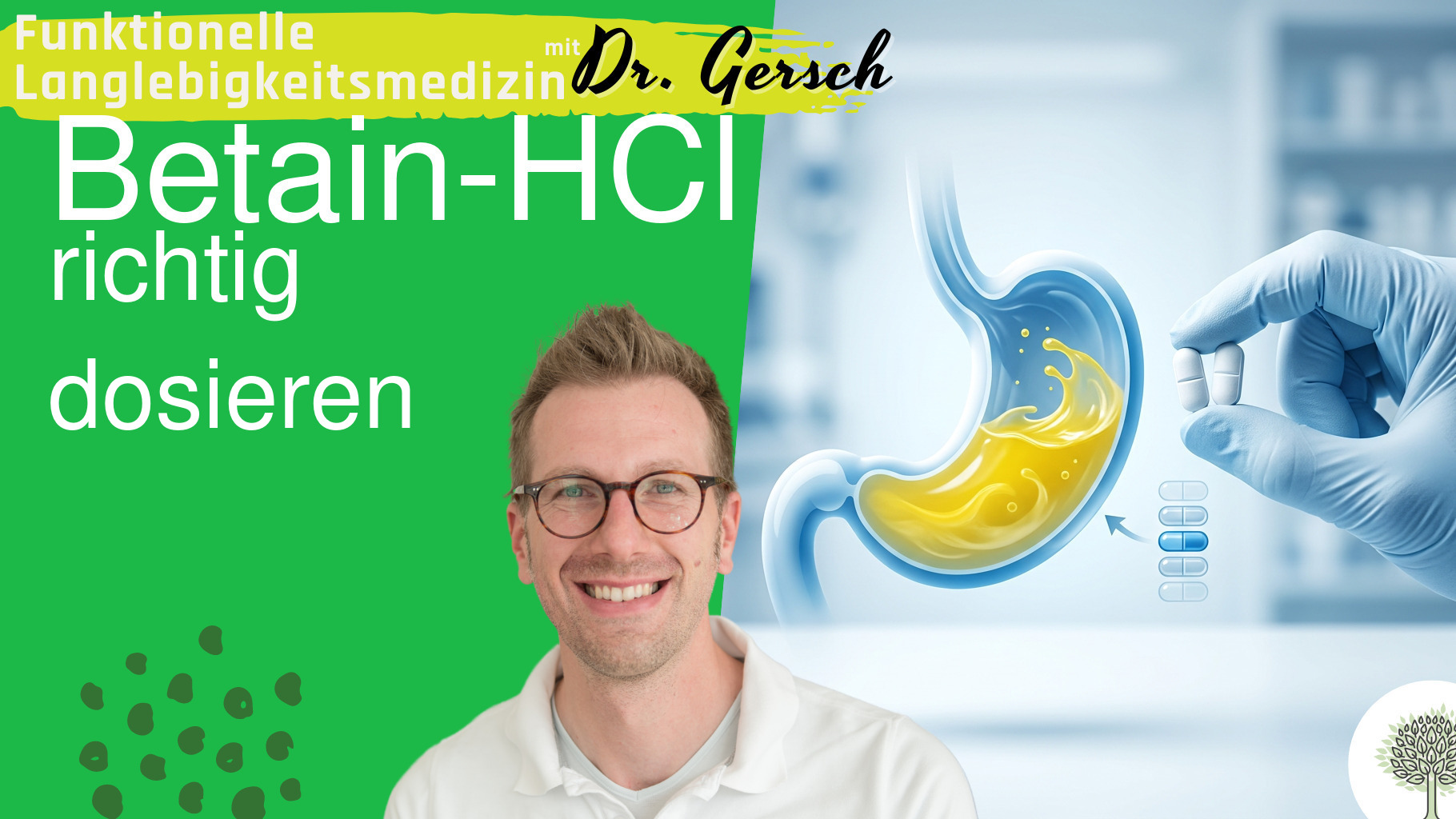 Dosierung von Betain-HCl.