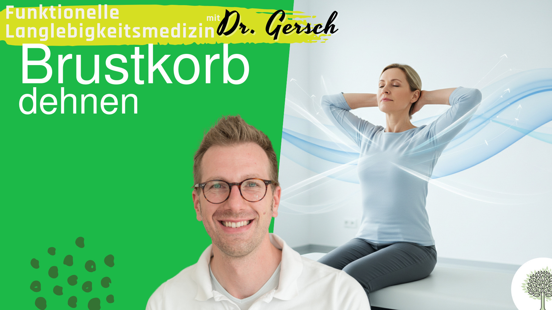 Brustkorb dehnen und reduziert atmen