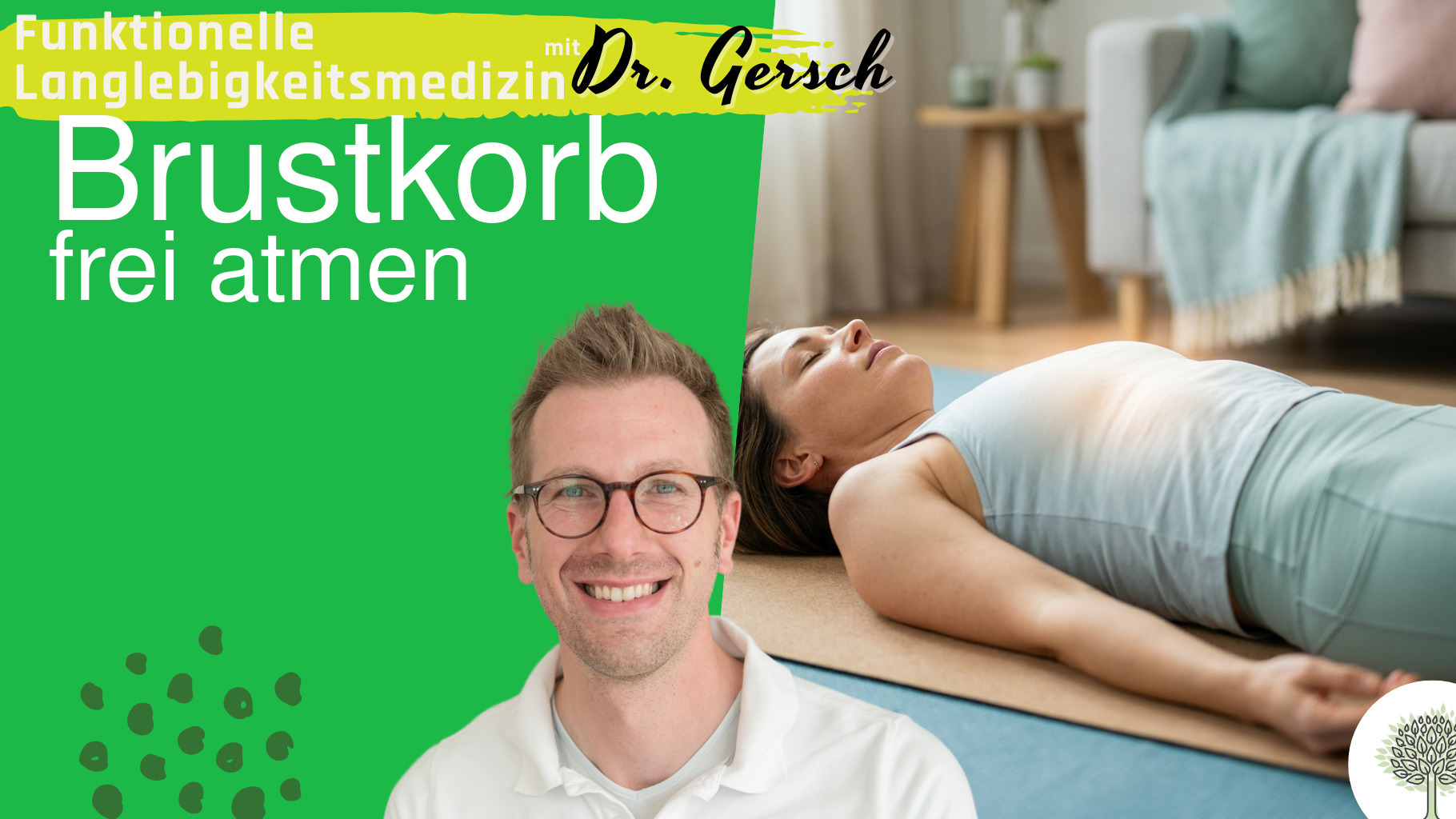 &Uuml;bungsstunde zum Aufdehnen des Brustkorbs und zur Mikrozirkulation