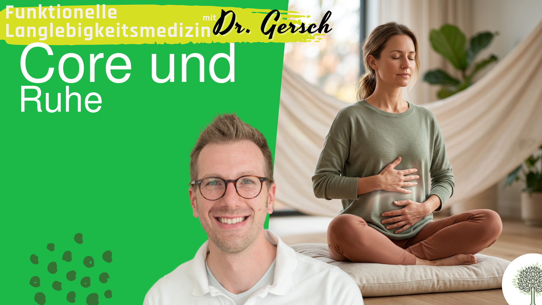 Core-Haltung und Beruhigung des Nervensystems