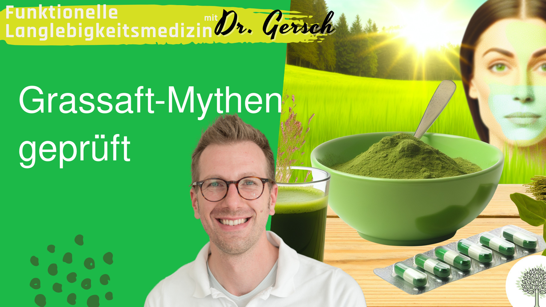 Grassaft, Chlorophyll und lektinfreie Ern&auml;hrung