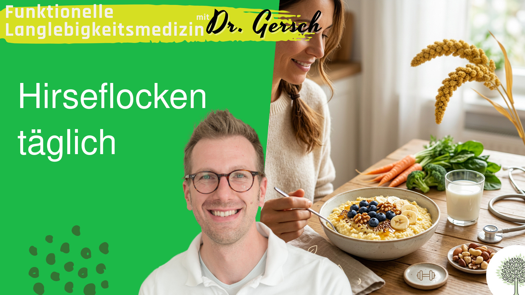 T&auml;glich Hirseflocken.