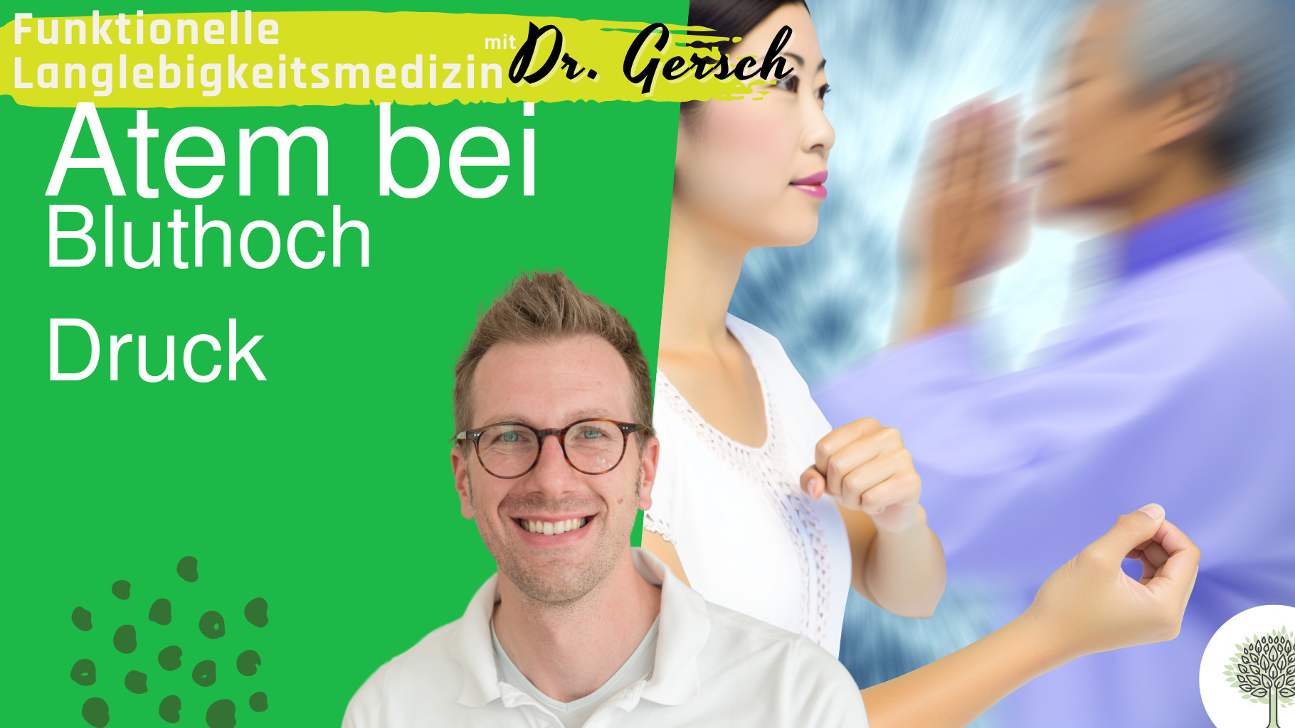 Hoher Blutdruck - geeignete Übung. 