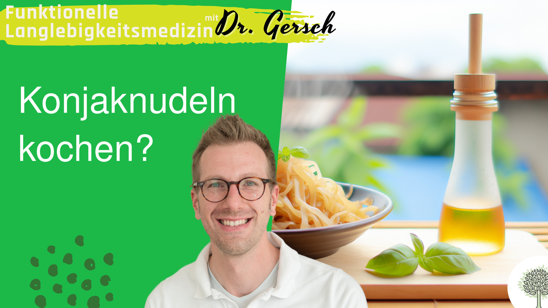 Zubereitung von Konjaknudeln 