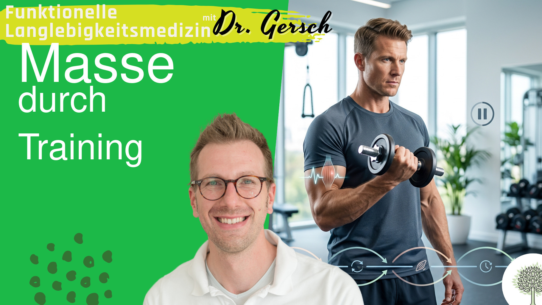 Massezuwachs durch antientz&uuml;ndliches Muskeltraining