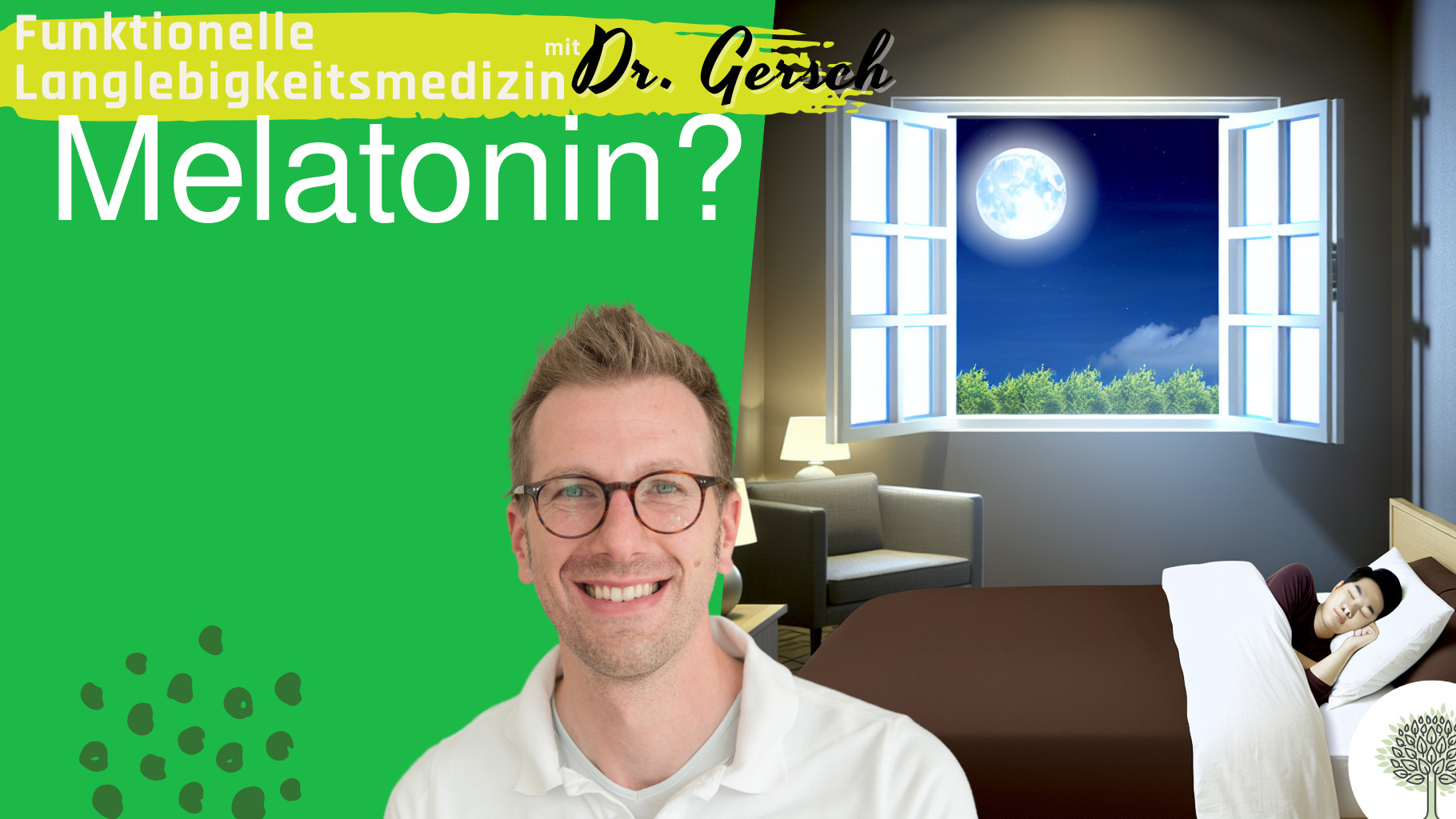 Melatonin zur Verbesserung des Schlafs. 