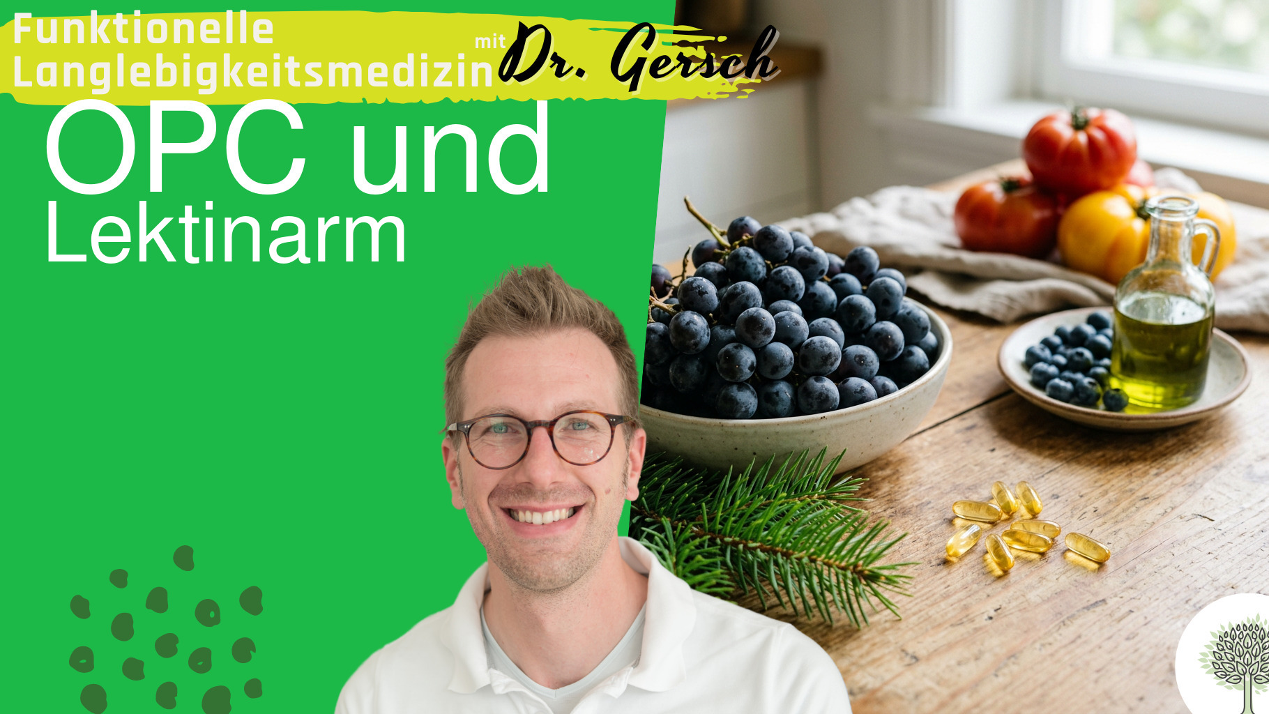 Video: Bewertung Nahrungserg&auml;nzungsmittel OPC auf lektinfreier Ern&auml;hrung