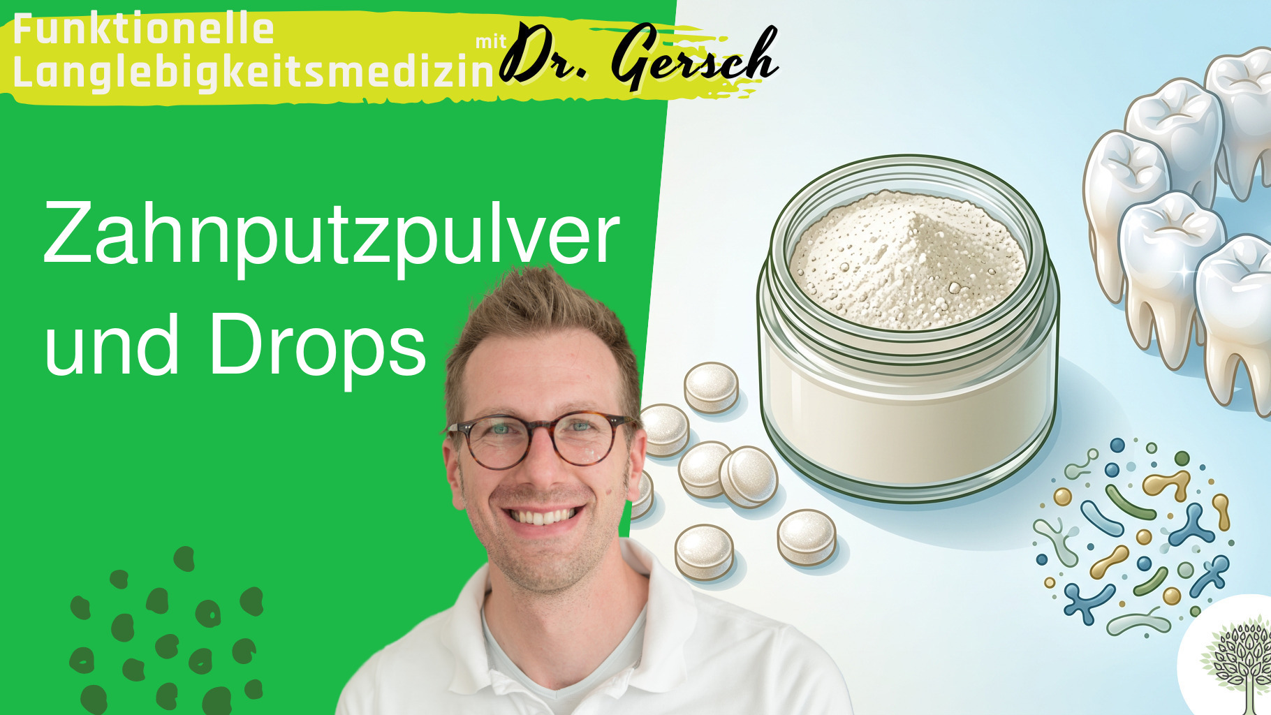 Bewertung von Zahnpflegepulver und Zahnpflegedrops