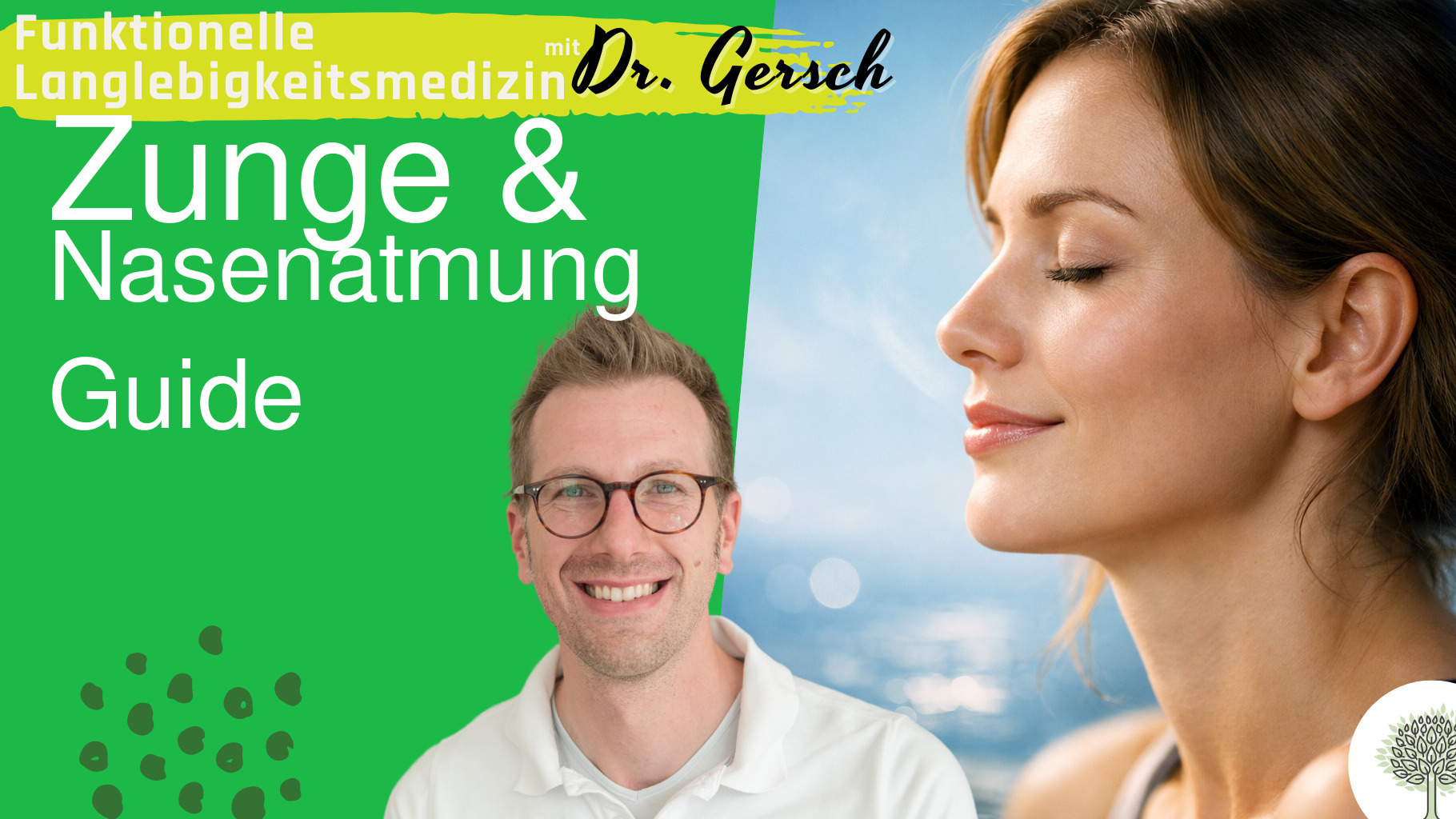Korrekte Zungenruhelage f&uuml;r die Nasenatmung