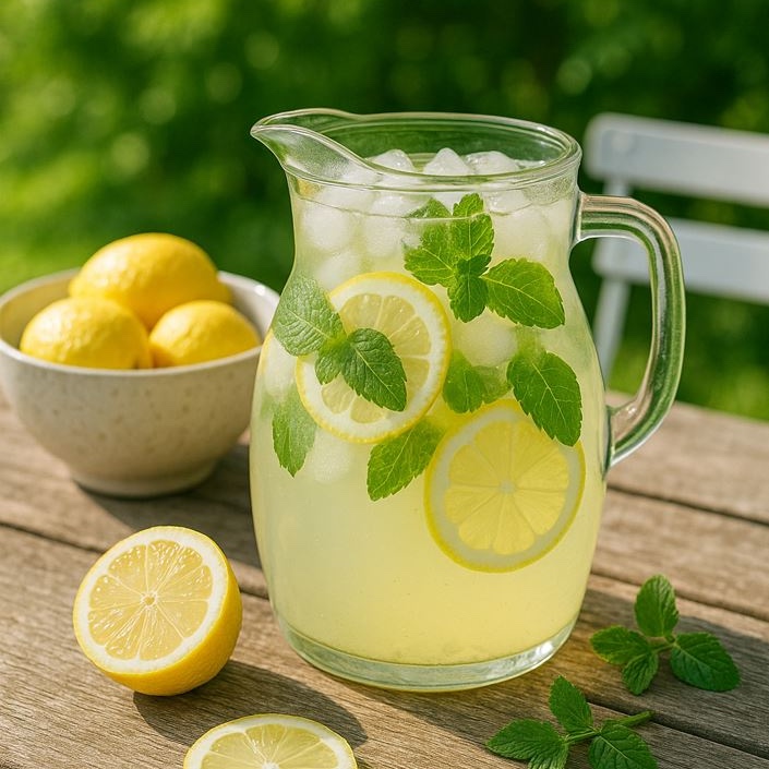 Zitronen-Minz-Limonade